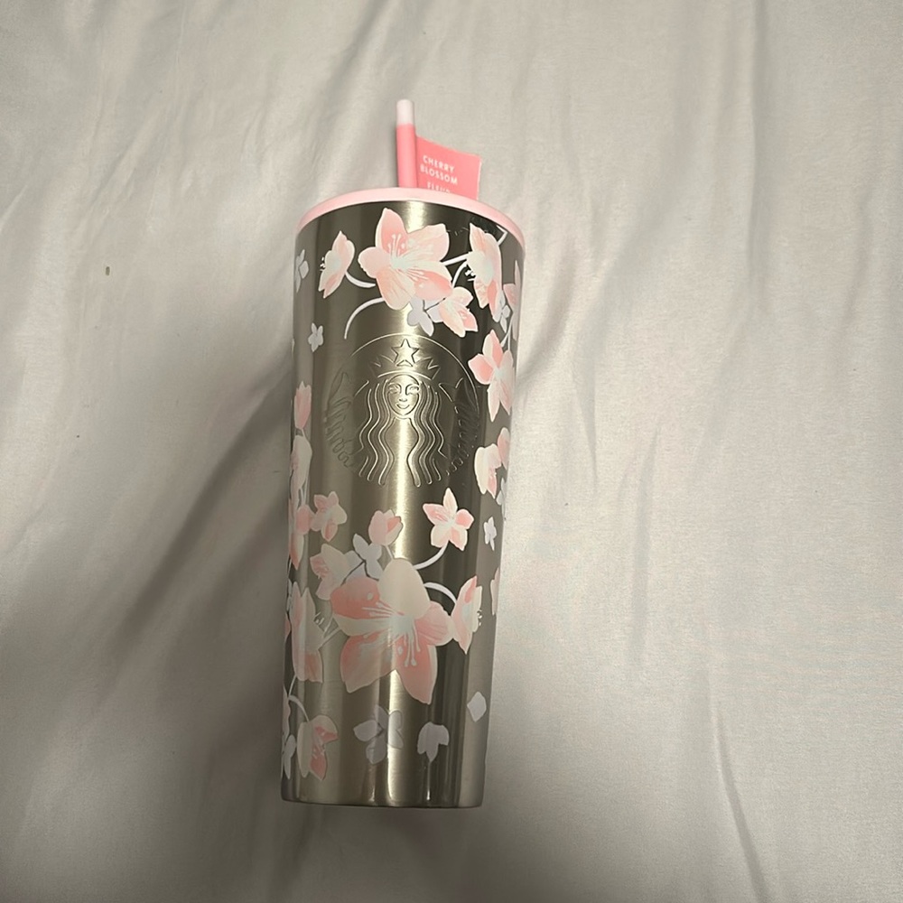 NWT- Starbucks Cherry Blossom Stainless Steel